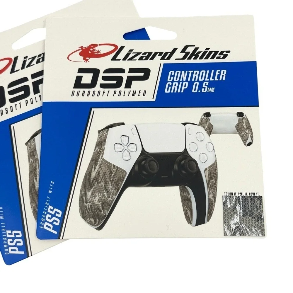 2 Pack Lizard Skins PS5 DSP Controller Grip 0.5mm Phantom Camo